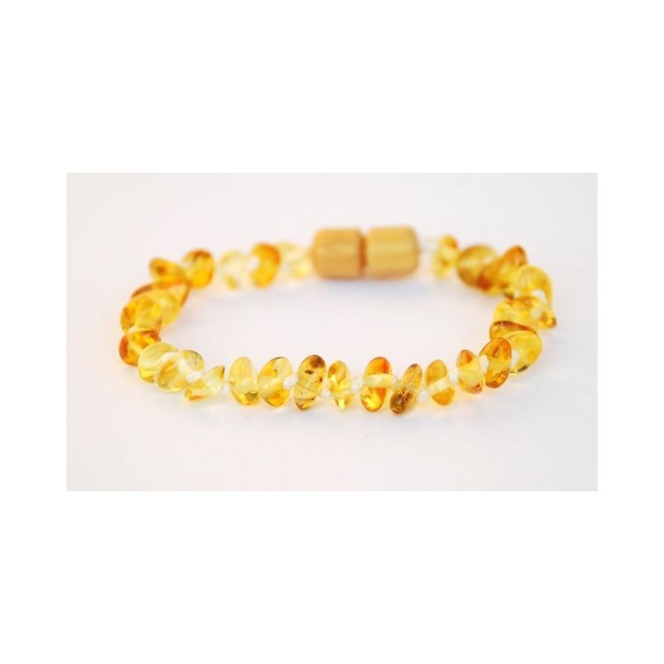 Bracelet d'ambre citron Bracelet d'ambre citron