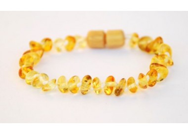 Bracelet d'ambre citron