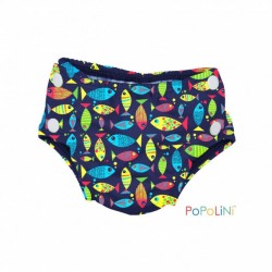Couche piscine Popoloni croco bleu