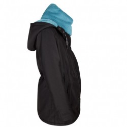 Tragejacke Wombat schwarz/blau