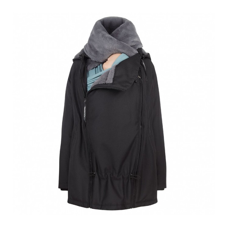 LennyLamb Manteau de portage en Softshell Couleur Noir Taille M