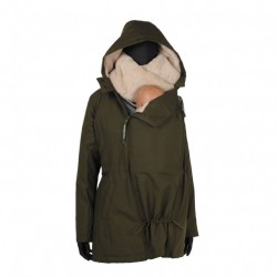 Tragejacke Wombat kaki/natur