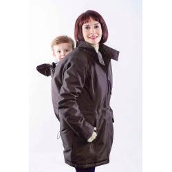 Tragejacke Wombat braun/beige