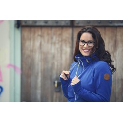 Hoodie Angelwings leicht blau cobalt