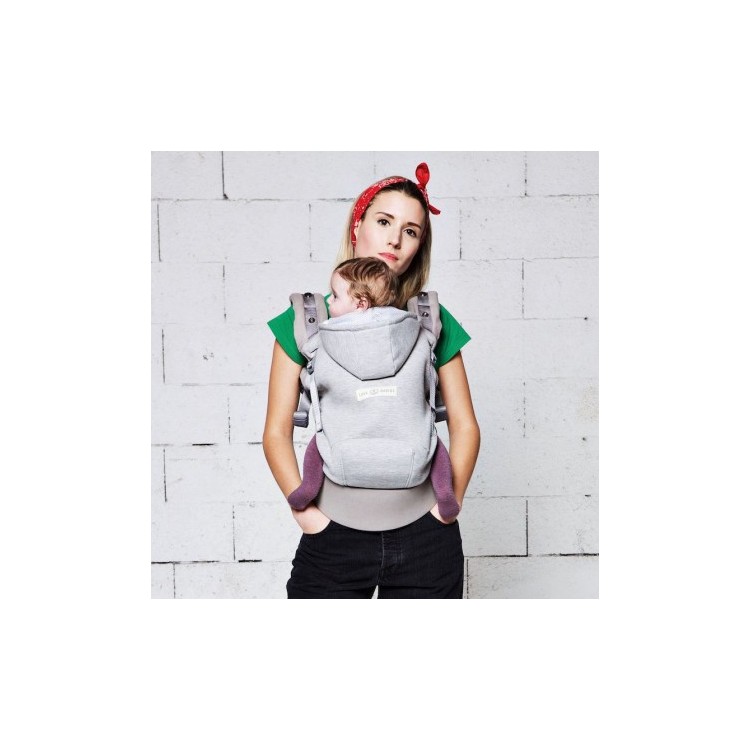 Babytrage HoodieCarrier grau athlétique Babytrage HoodieCarrier grau athlétique