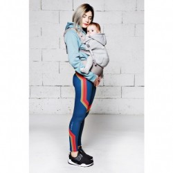 Babytrage HoodieCarrier grau athlétique