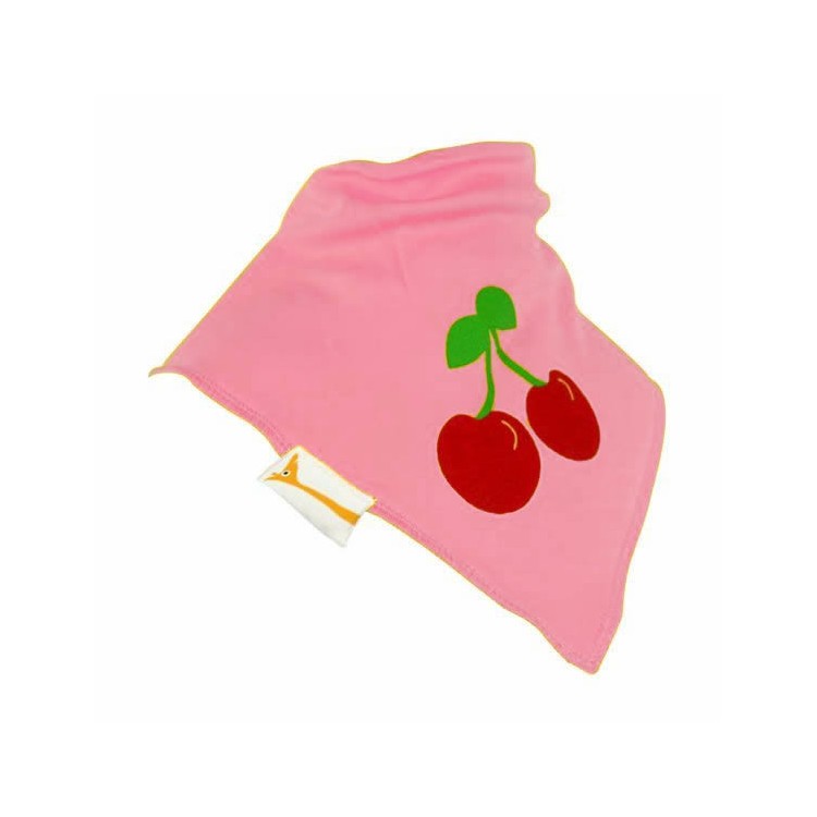 Bavoir FG cherry, fais moi peur en rose Bavoir FG cherry, fais moi peur en rose