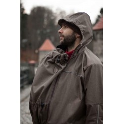 Softshell pour homme, brun S, L et XL