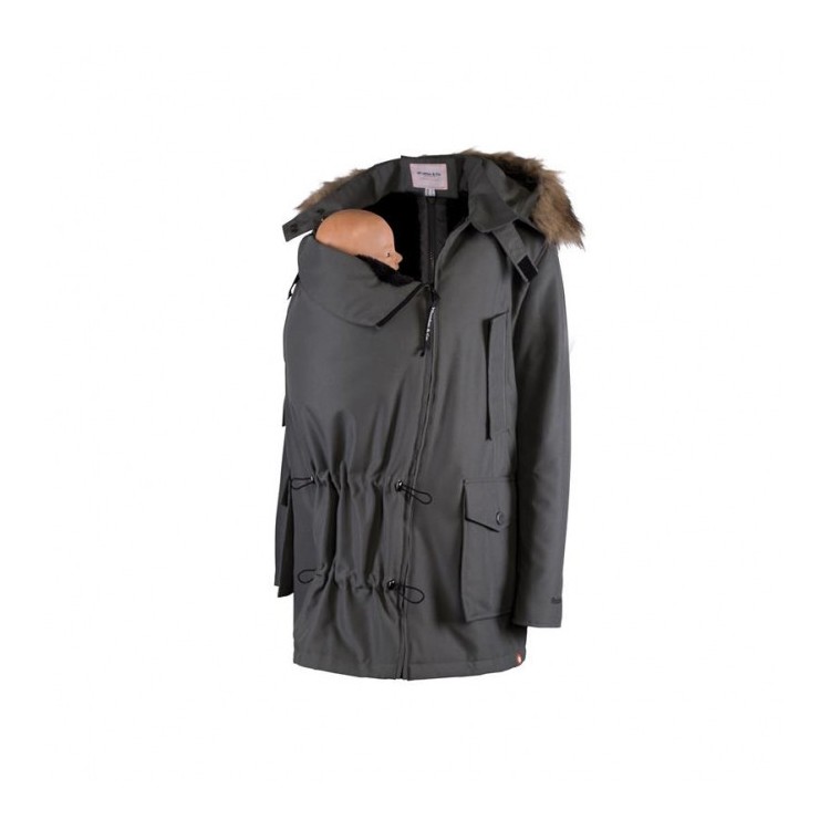 Tragejacke Wombat Bandicoat grau Man