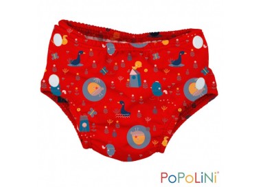 Couche piscine Popoloni oiseaux rouge