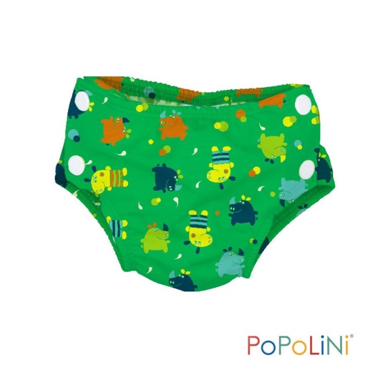 Couche piscine Popoloni hippo vert