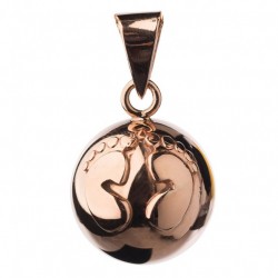 Bola coeur argent