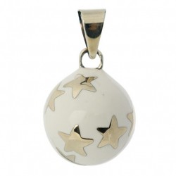 Bola Babylonia blanc petites étoiles