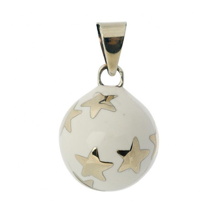 Bola Babylonia blanc petites étoiles Bola Babylonia blanc petites étoiles