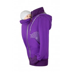 Hoodie Angelwings purple