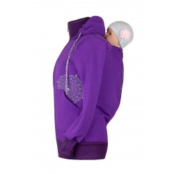 Hoodie Angelwings purple