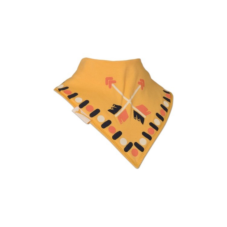 Bavoir FG flèches jaunes Bavoir FG flèches jaunes