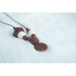 KangarooCare flower in milk chocolate, chêne