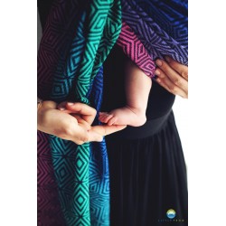 Sling Little Frog Jacquard Dark Aurora Cube 1m70
