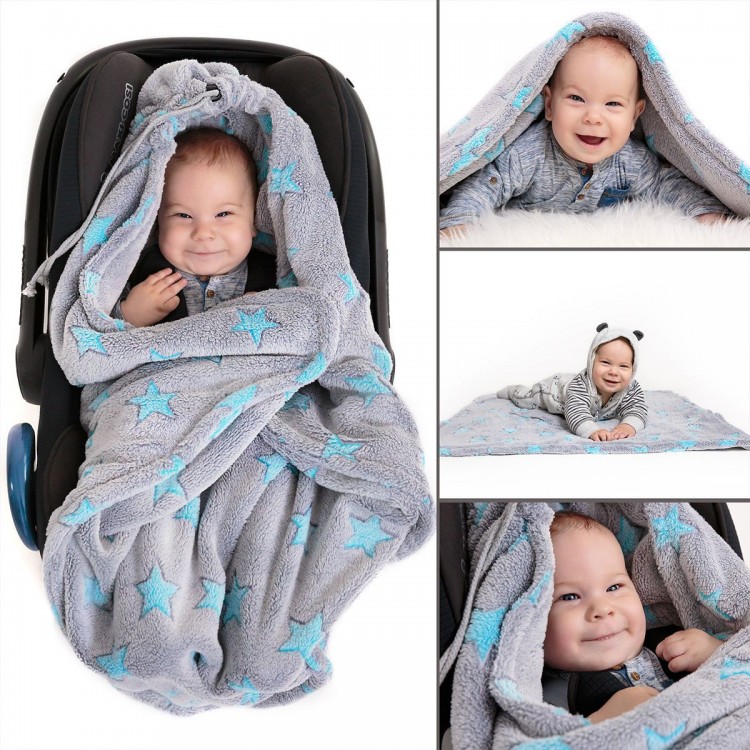 Couverture Polaire Cosy Frog pour écharpe de portage ou porte-bébé