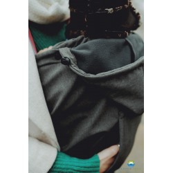 Coperta per bambini Little Frog softshell grey
