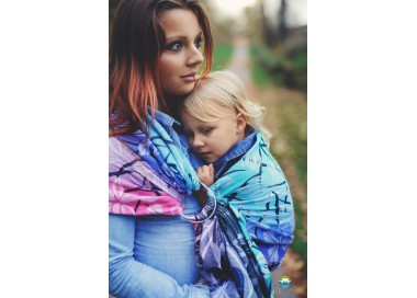 Sling Little Frog Jacquard flowrora 1m70