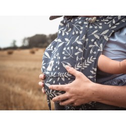 Babytrage Limas Baby Flora Cool Grey