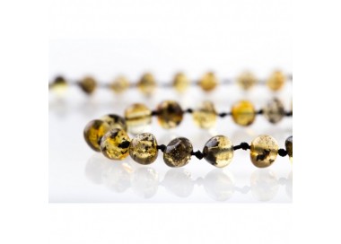 Collier d'ambre olive