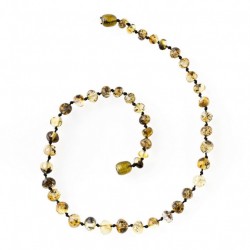 Collier d'ambre olive