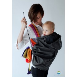 Tragecover Little Frog softshell schwarz