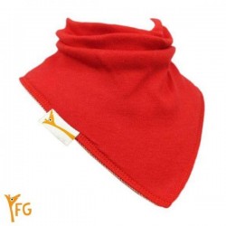 Bavoir FG uni rouge