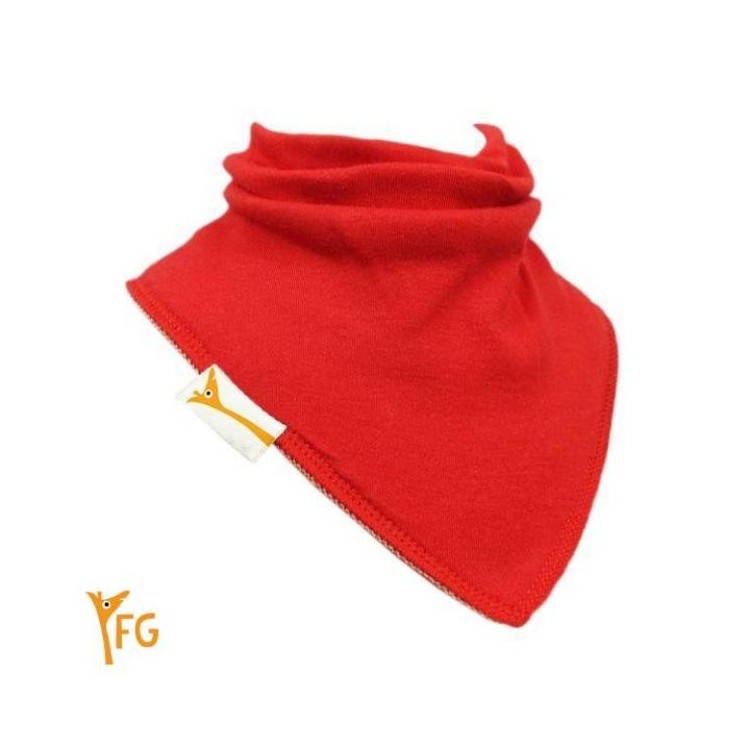 Bavoir FG uni rouge