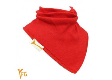 Bavoir FG uni rouge