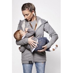 Giacca babywearing e premaman Love Radius  grigio