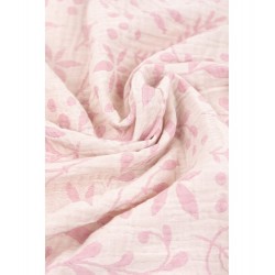 Lange/Couverture en mousseline flora mint