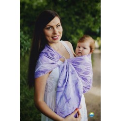 Sling Little Frog Jacquard lilac flowrora 1m70