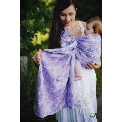 Sling Little Frog Jacquard lilac flowrora 1m70