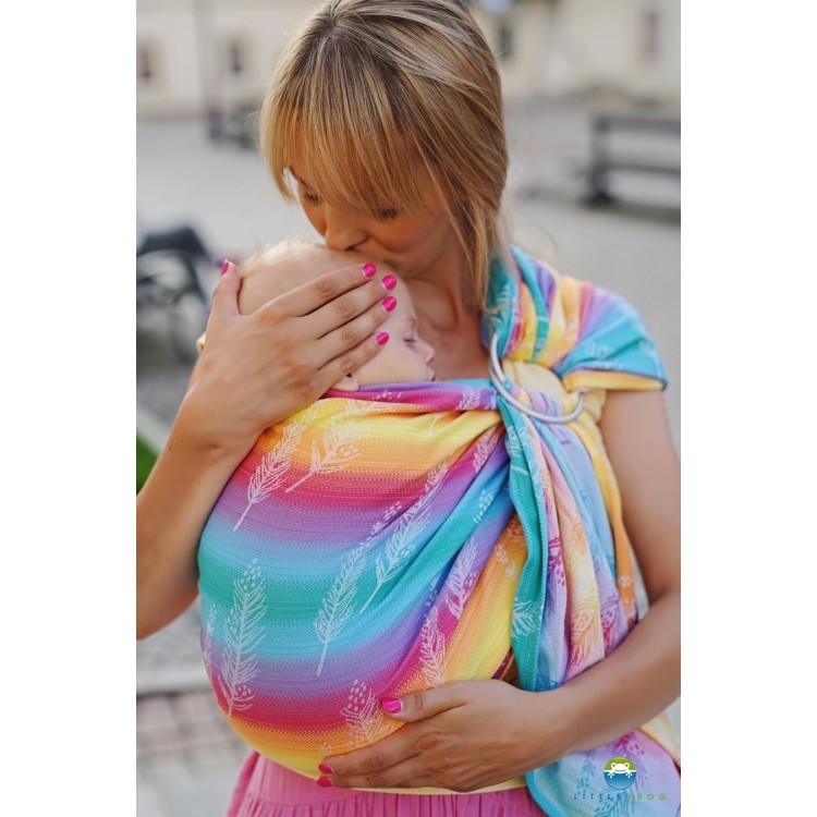 Sling Little Frog Jacquard power of wind 1m70 Sling Little Frog Jacquard power of wind 1m70