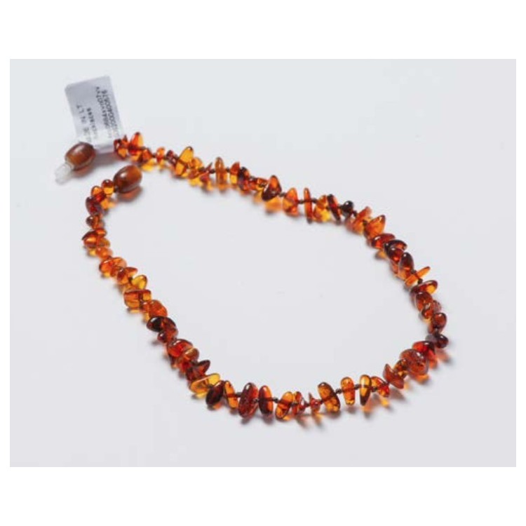 Collier d'ambre cognac