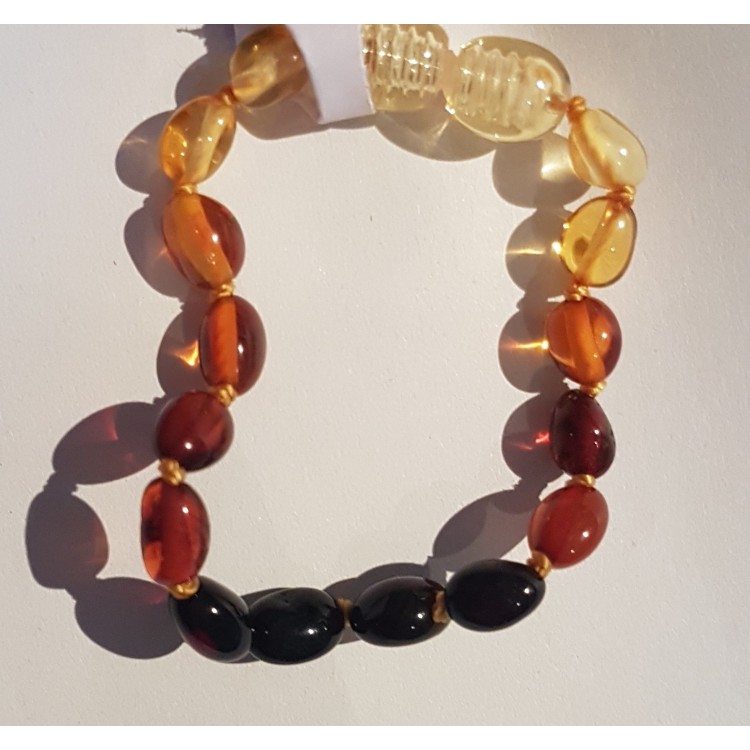 Pharmacie lOlivier  Denti ambre est un collier ou un bracelet dambre  naturel confectionné à main dans la pure tradition au bord de la mer  Baltique pour soulager les douleurs liées aux