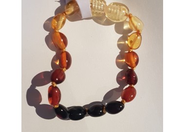 Bracelet d'ambre rainbow