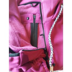 Hoodie Angelwings fuchsia  M