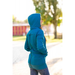 Hoodie Angelwings blau Kerosin