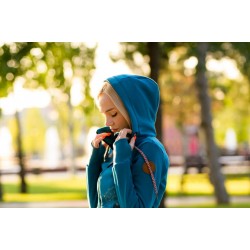 Hoodie Angelwings blau Kerosin