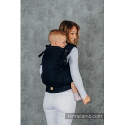 Porte-bébé LennyPreschool Little Herringbone ebony black