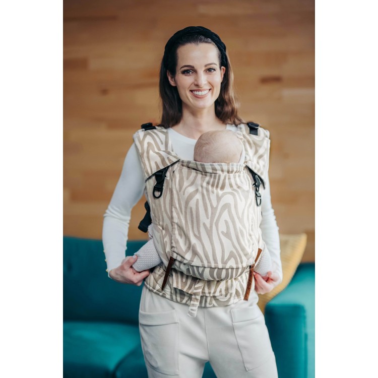 Porte-bébé Be Lenka 4ever Neo Zebra - Latte Porte-bébé Be Lenka 4ever Neo Zebra - Latte