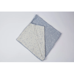 Lange/Couverture en mousseline stars blue night