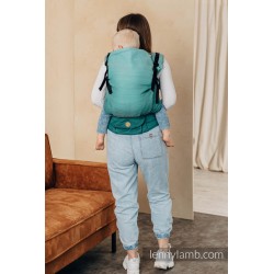 Babytrage LennyPreschool little herringbone ombre green