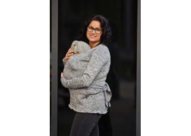 Cardigan Angelwings chaud gris