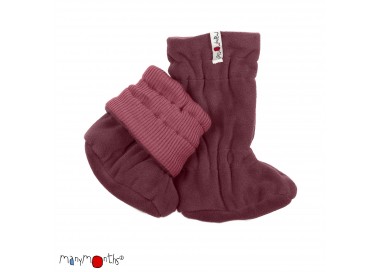 Chaussons ManyMonths ajustables earth red